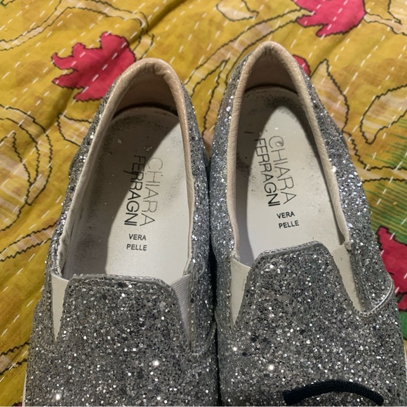Chiara Ferragni Flirting Glitter Slip-On Sneakers - Picture 5 of 13